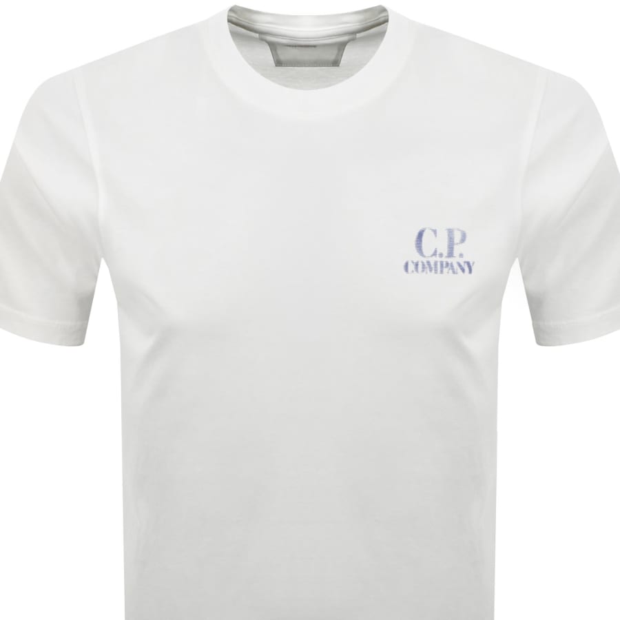 C.P. COMPANY ホワイト Tシャツ CP Company Graphic Logo T Shirt White | Mainline Menswear us